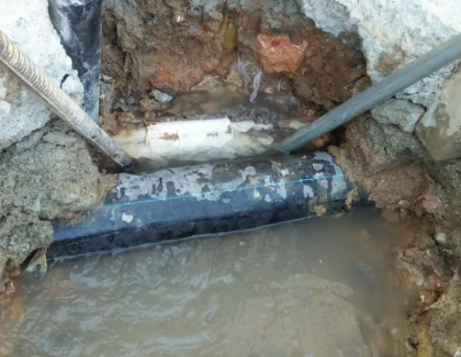 会泽测漏水之水管漏水